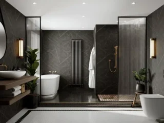 Black Sensation Wet Wall Panels