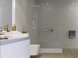 Sahara Gold shower wall panels