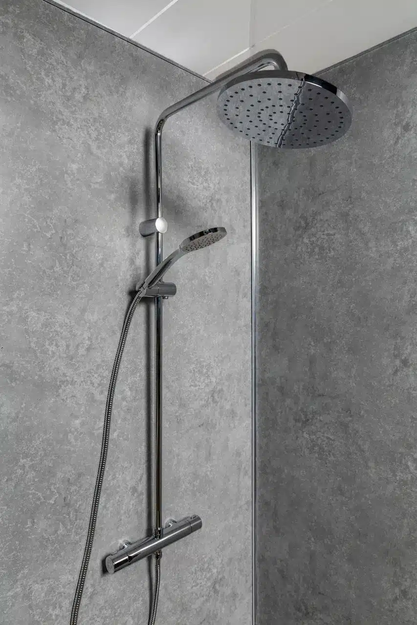 shower wall panels with concrete look